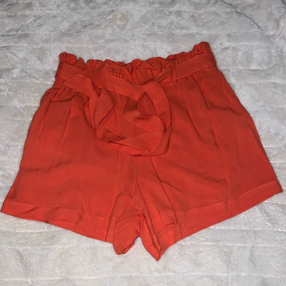 Women’s Orange dress shorts